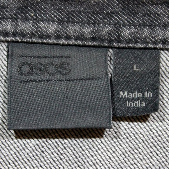 Polaris AUS Denim Jacket • The Mortal Coil • Black • Large • deadstock metalcore - Picture 4 of 7